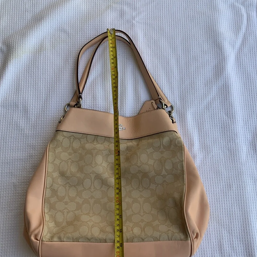Coach signature satchel bag